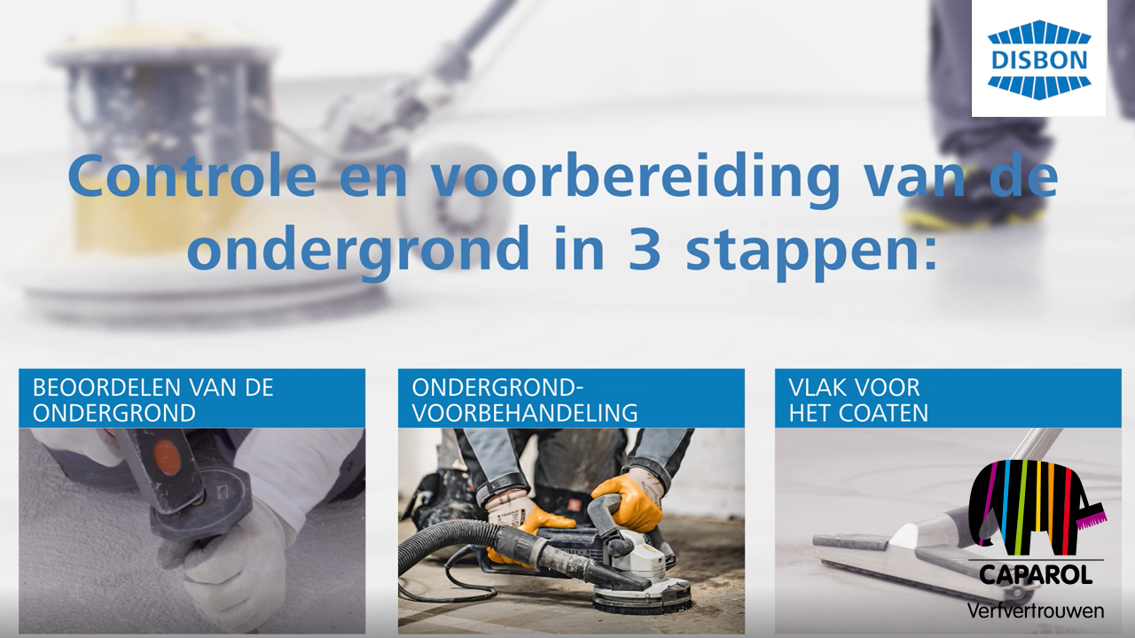Voorbereiding van de ondergrond